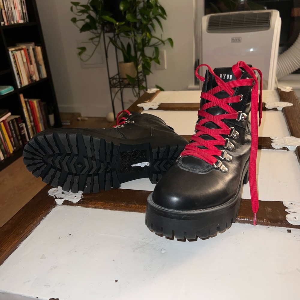Steve Madden platform combat boots